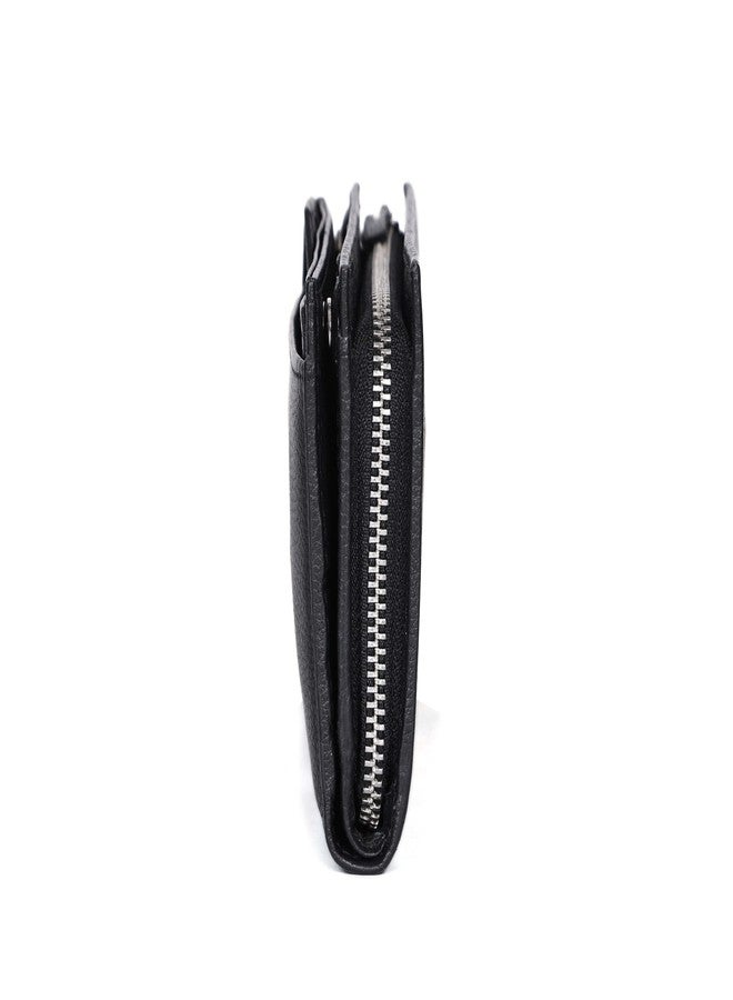 Celtic Premium Genuine Leather Long Wallet for Women with Multiple Card Slots & Zip Coin Pocket - Image 5